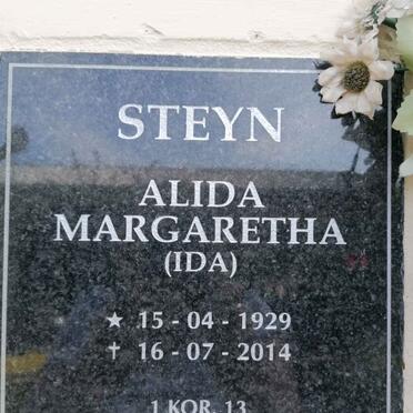 STEYN Alida Margaretha 1929-2014