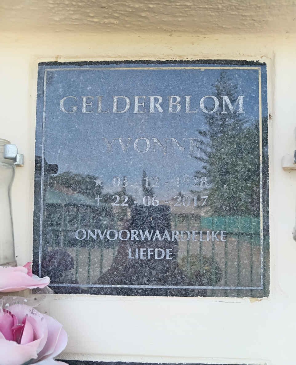 GELDERBLOM Yvonne 1928-2017