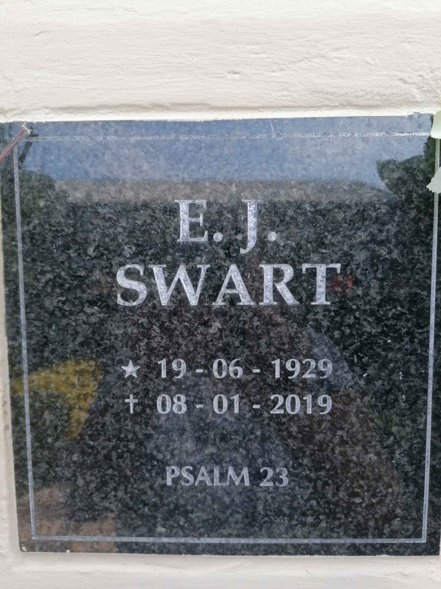 SWART E.J. 1929-2019