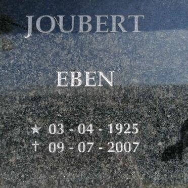 JOUBERT Eben 1925-2007