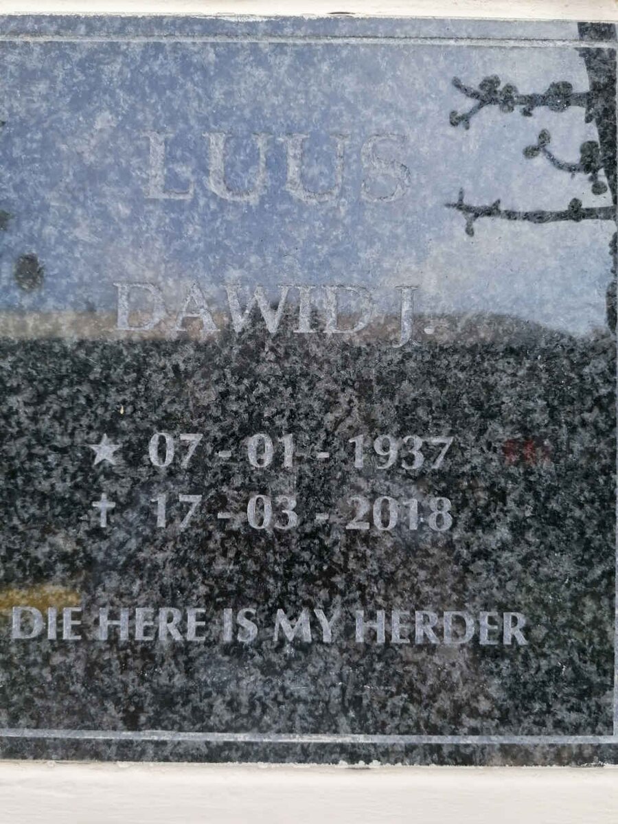 LUUS Dawid J. 1937-2018