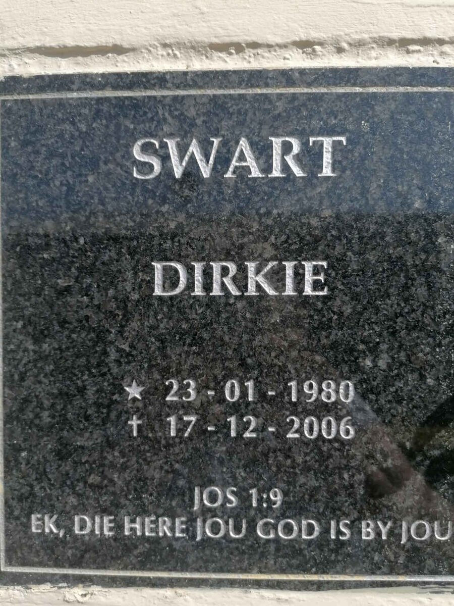 SWART Dirkie 1980-2006