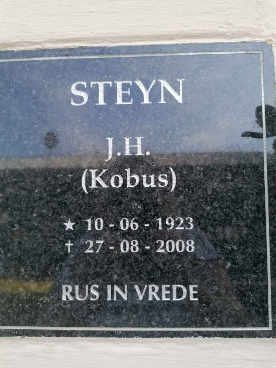 STEYN J.H 1923-2008