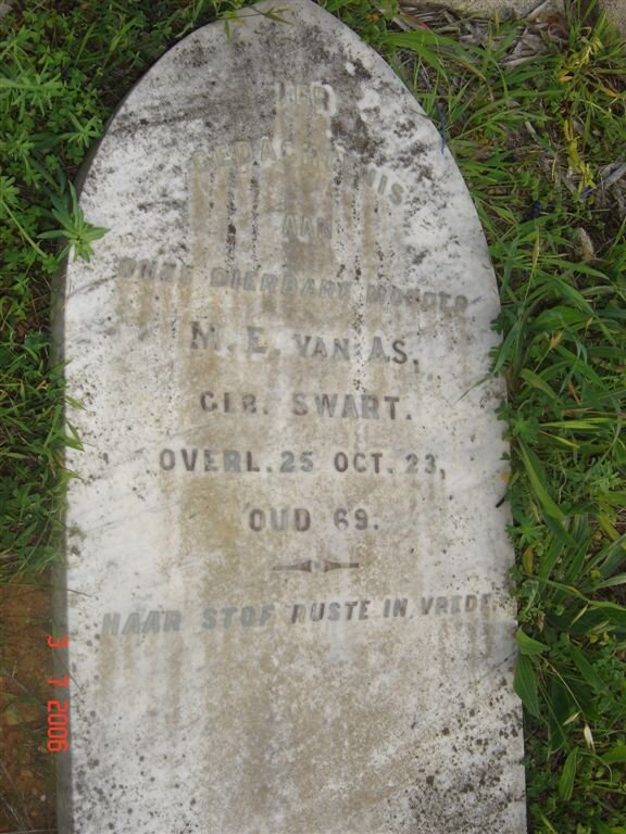 AS M.E., van nee SWART -1923