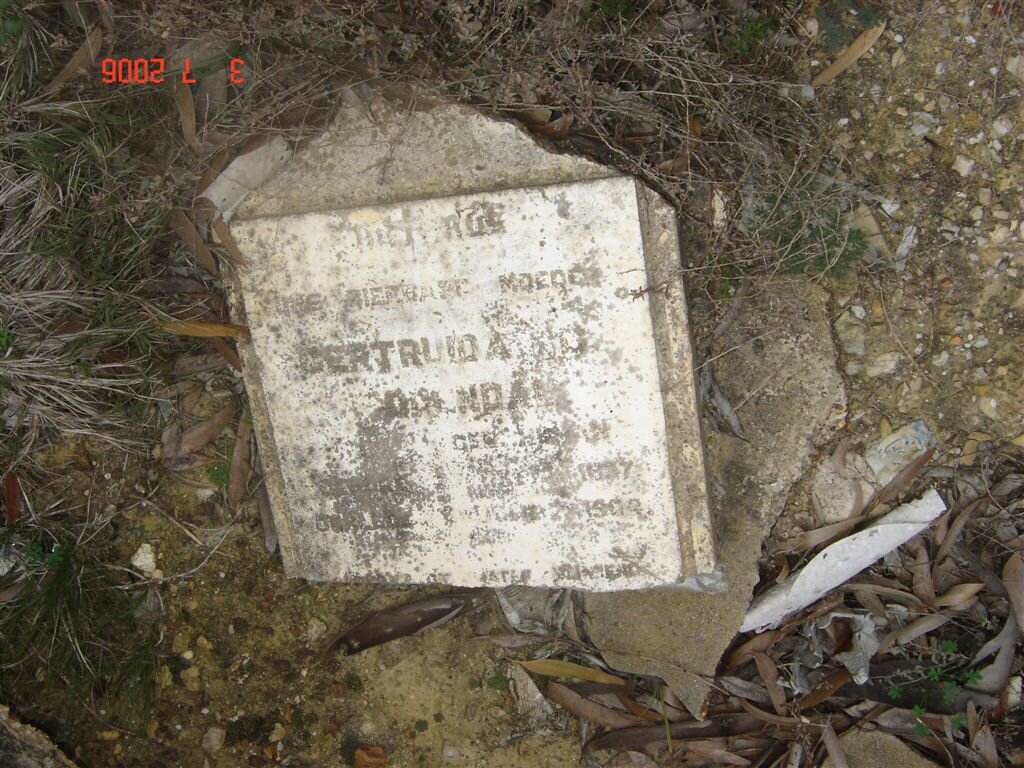 ODENDAL Gertruida 18?7-190?