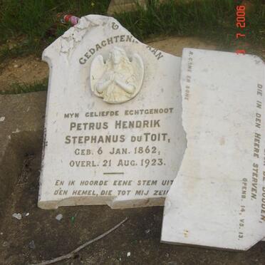 TOIT Petrus Hendrik Stephanus, du 1862-1923
