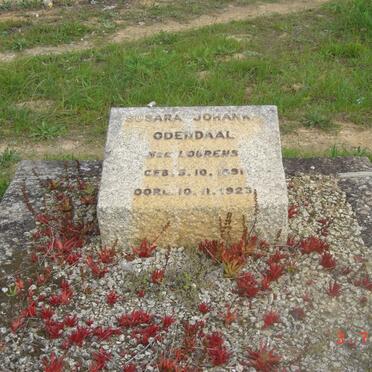 ODENDAAL Susara Johanna nee LOURENS 1891-1923
