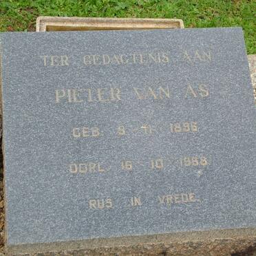 AS Pieter, van 1896-1968