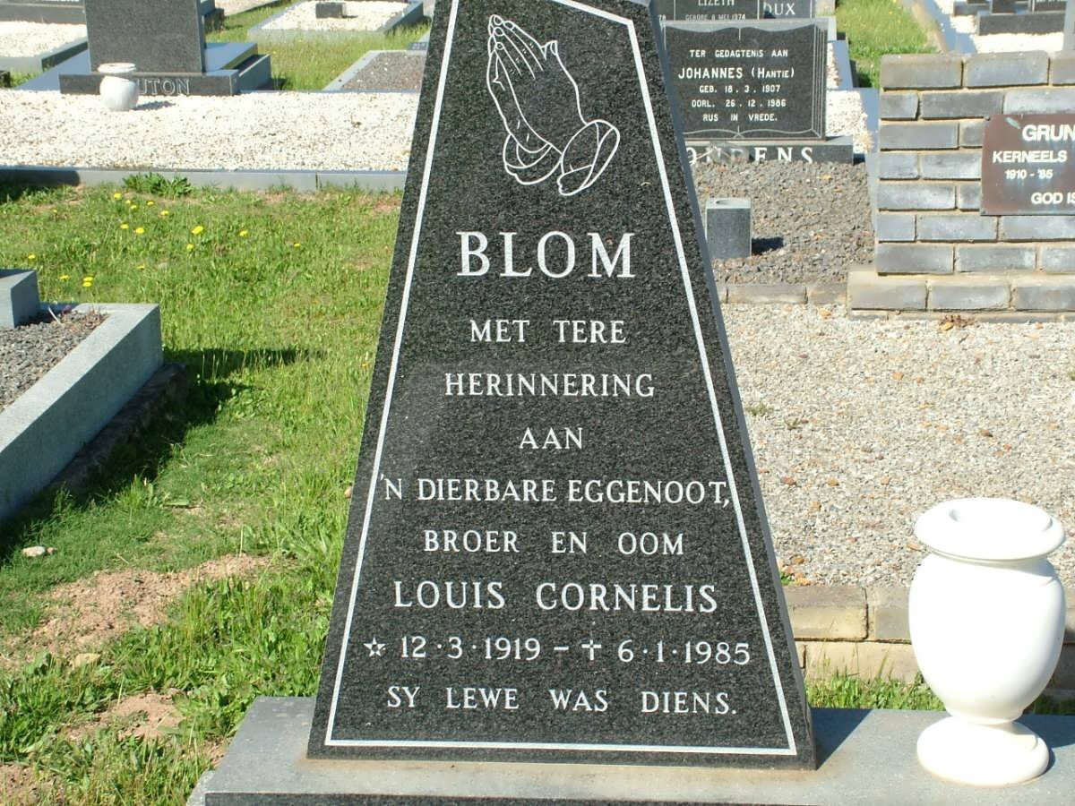 BLOM Louis Cornelis 1919-1985
