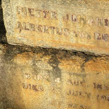 BREDA Pieter Johannes Albertus, van 1867-1933