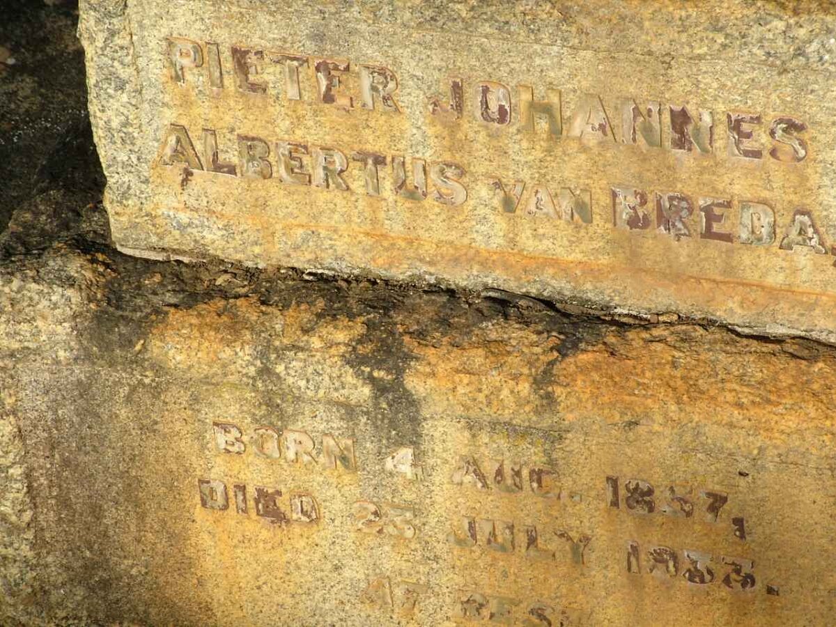 BREDA Pieter Johannes Albertus, van 1867-1933