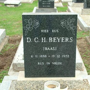 BEYERS D.C.H. 1898-1972