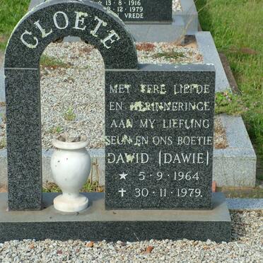 CLOETE Dawid 1964-1979
