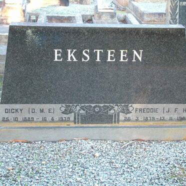 EKSTEEN J.F.H. 1879-1941 &amp; D.M.E. 1889-1979