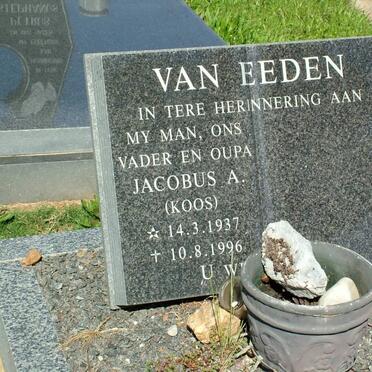 EEDEN Jacobus A., van 1937-1996