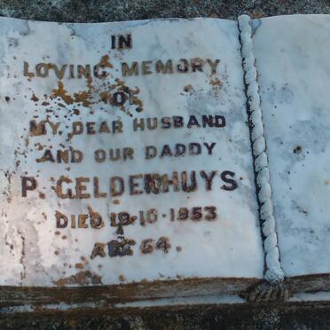 GELDENHUYS P. -1953