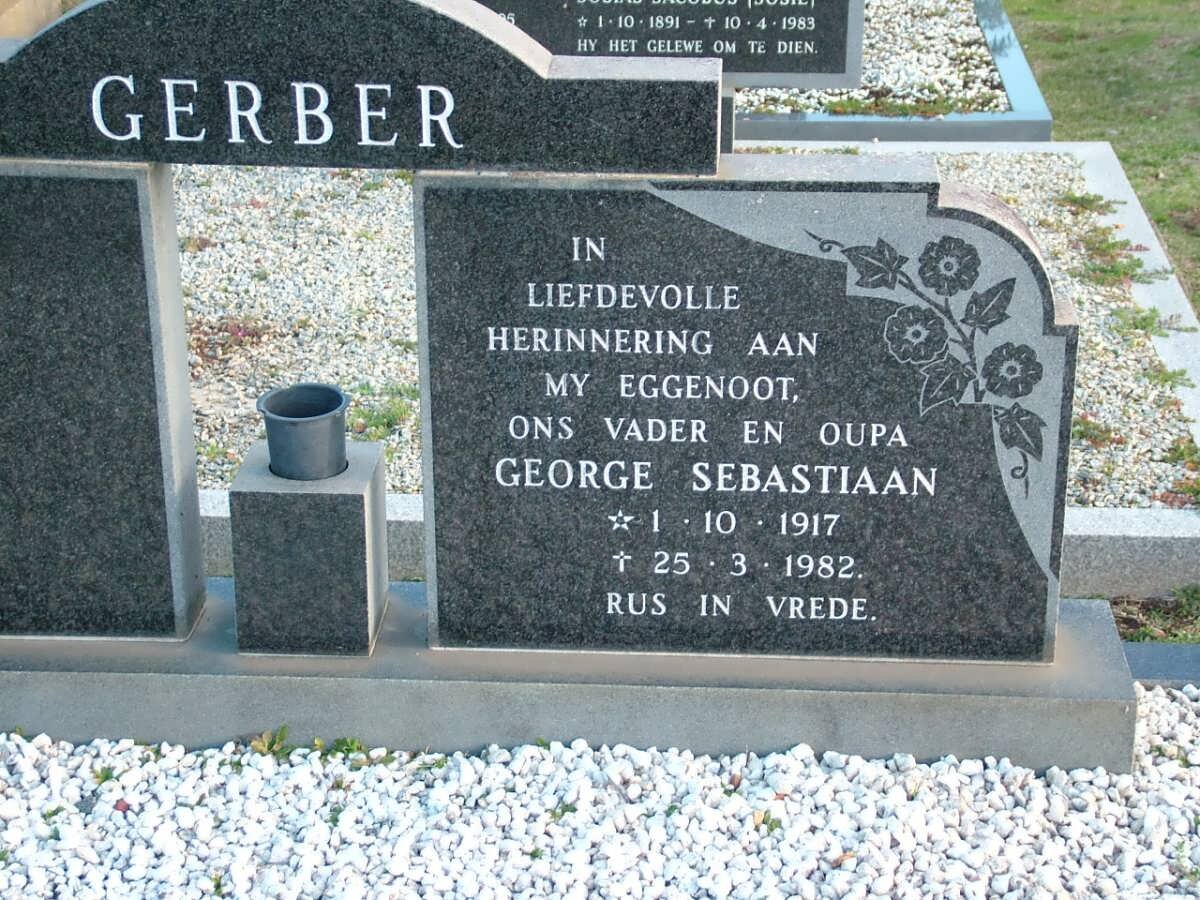 GERBER George Sebastiaan 1917-1982