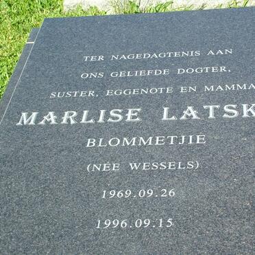 LATSKY Marlise nee WESSELS 1969-1996