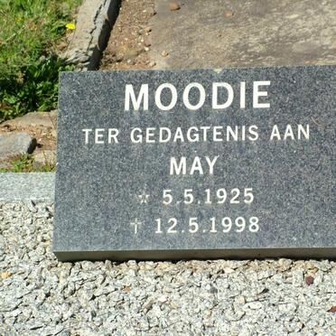 MOODIE May 1925-1998