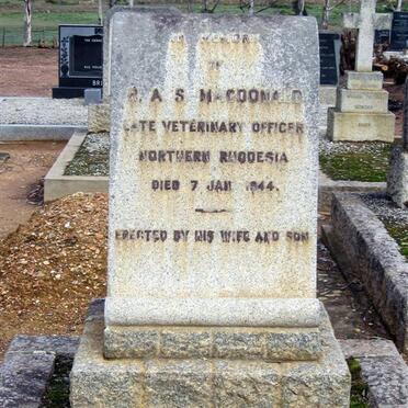 MacDONALD R.A.S. -1944