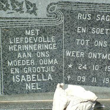 NEL Isabella 1909-1994