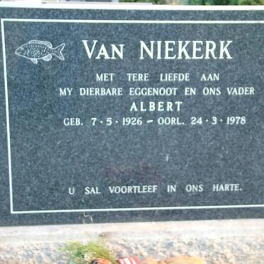 NIEKERK Albert, van 1926-1978