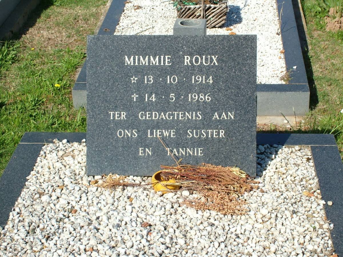 ROUX Mimmie 1914-1986