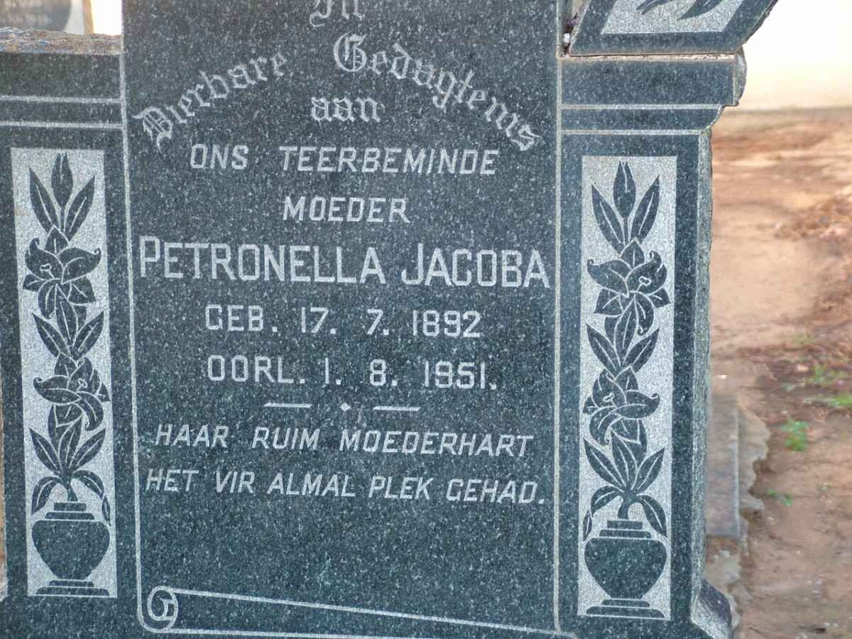ROUX Petronella Jacoba 1892-1951
