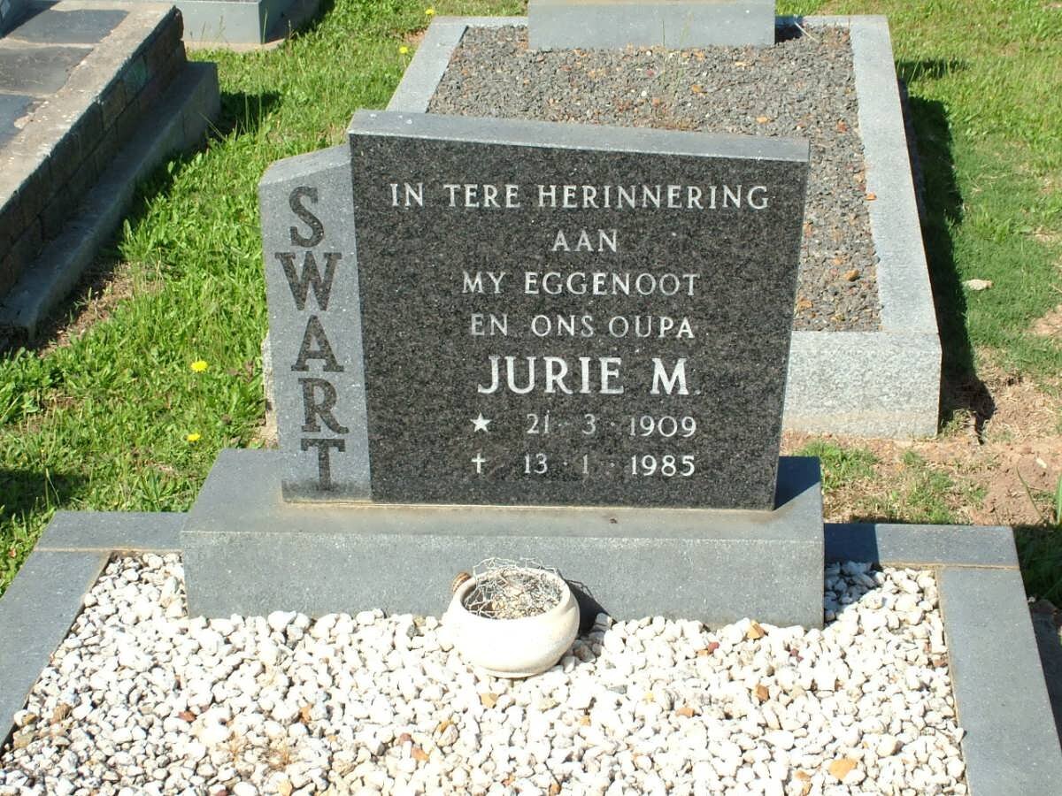SWART Jurie M. 1909-1985