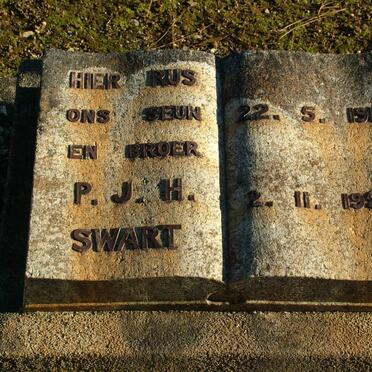 SWART P.J.H. 1917-1957