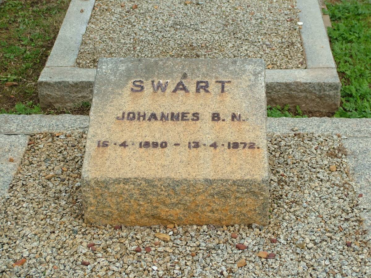 SWART Johannes B.N. 1890-1972