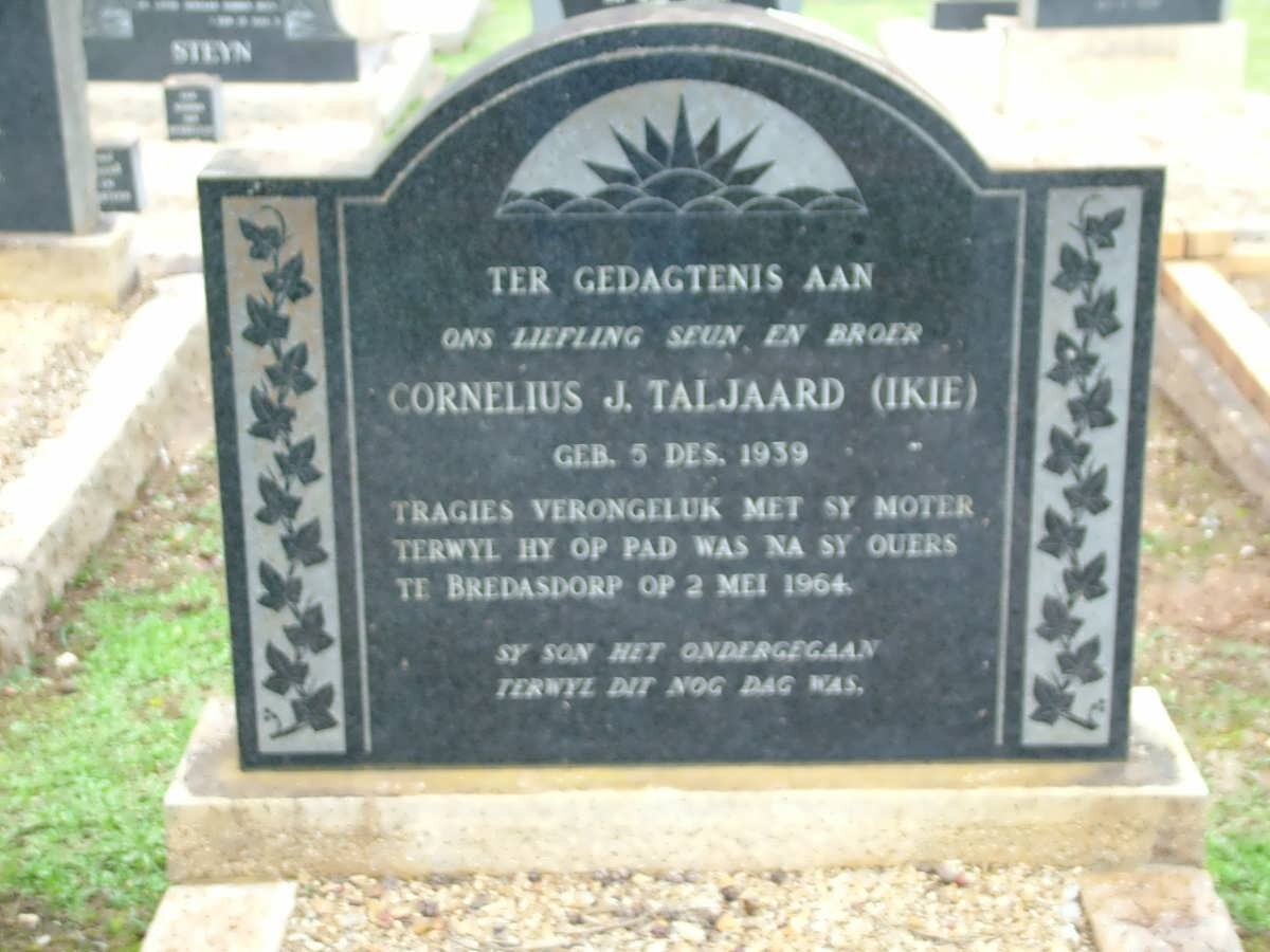 TALJAARD Cornelius J. 1939-1964