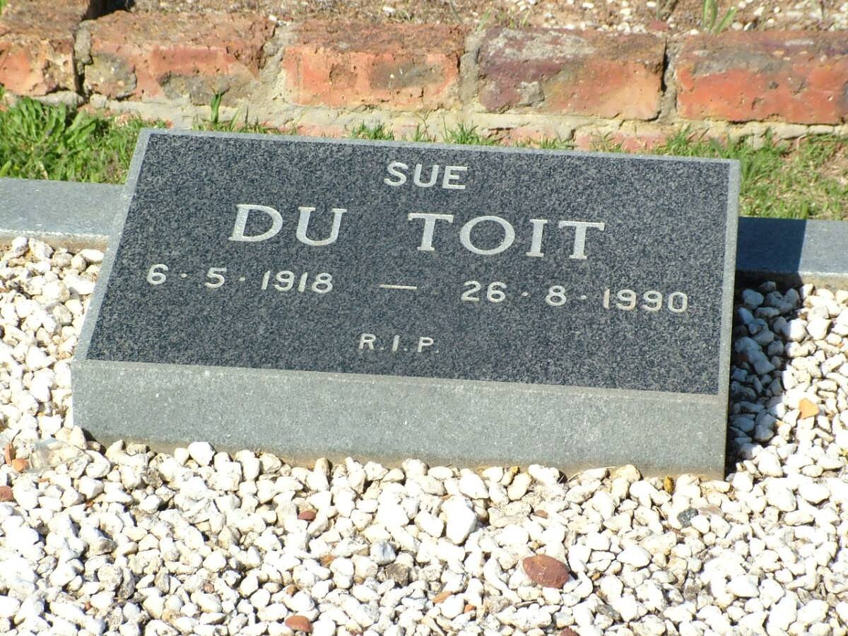 TOIT Sue, du 1918-1990
