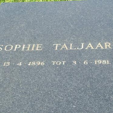 TALJAARD Sophie 1896-1981