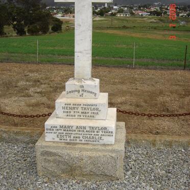 TAYLOR Henry -1915 &amp; Mary Ann -1919 :: TAYLOR Edith :: TAYLOR Charlie