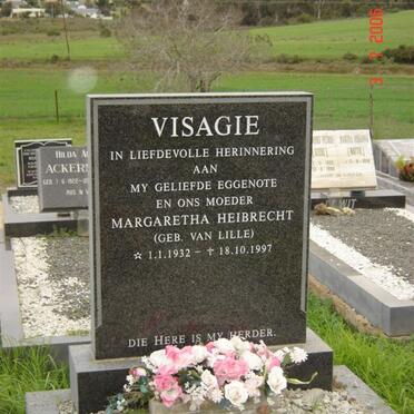 VISAGIE Margaretha Heibrecht nee VAN LILLE 1932-1997