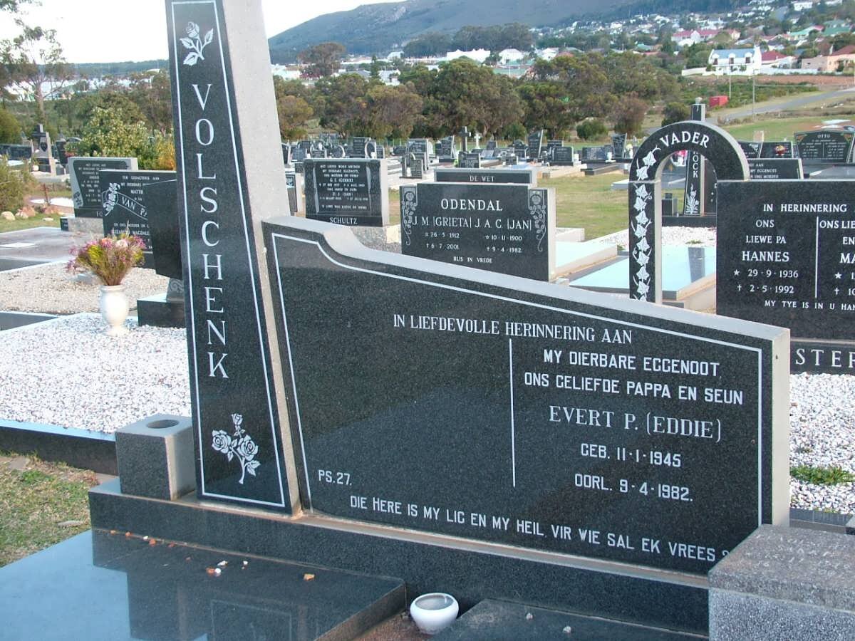 VOLSCHENK Evert P. 1945-1982