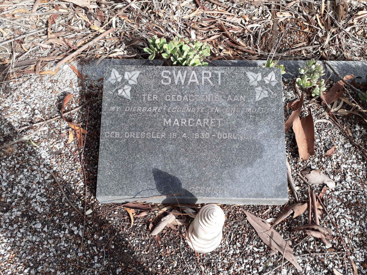 SWART Margaret nee DRESSLER 1930-1979