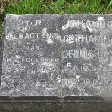 GERMISHUYS Johanna Catharina 1880-1945