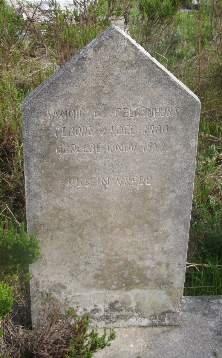 GELDENHUYS Sannie C. 1900-1952