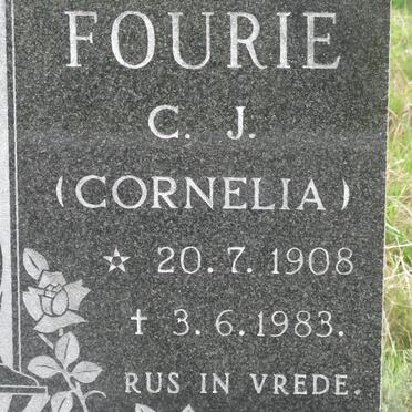 FOURIE C.J. 1908-1983