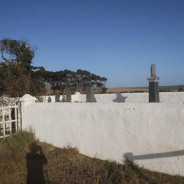 2. Overview of graves on the farm Patryskraal, Bredasdorp