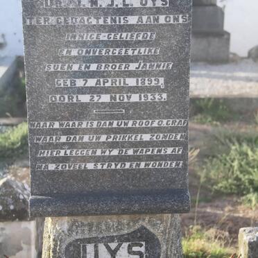 UYS J.N.J.L 1899-1933