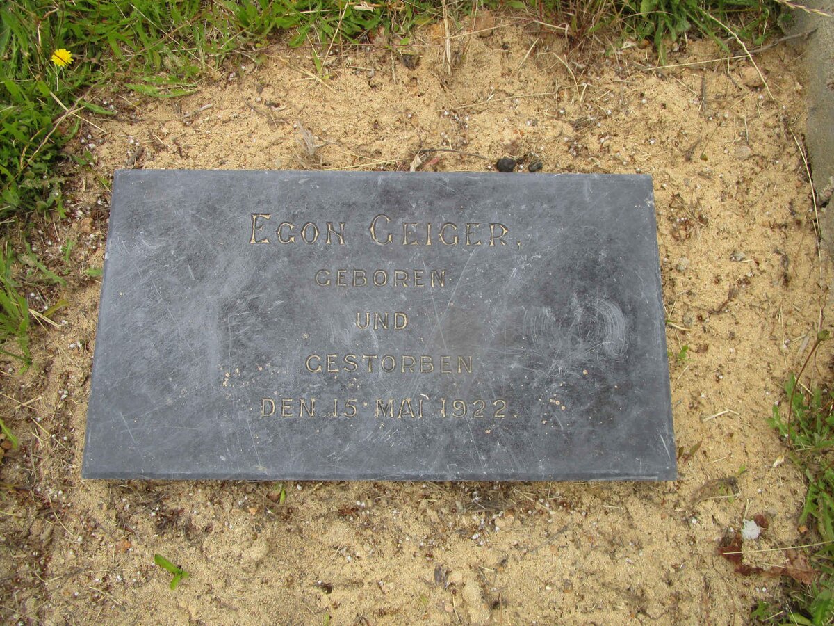 GEIGER Egon 1922-1922