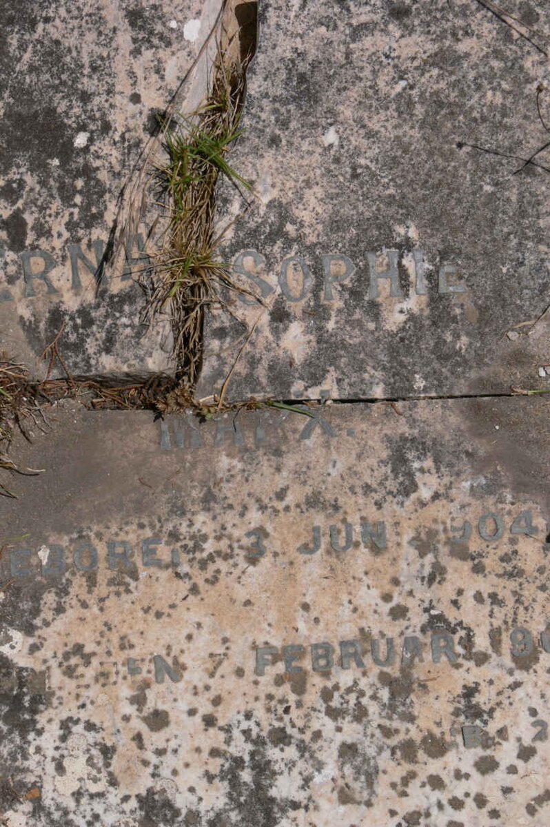 MARX Hendrina Sophie 1904-19??