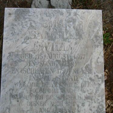 WILL Emil Samuel 1867-1957