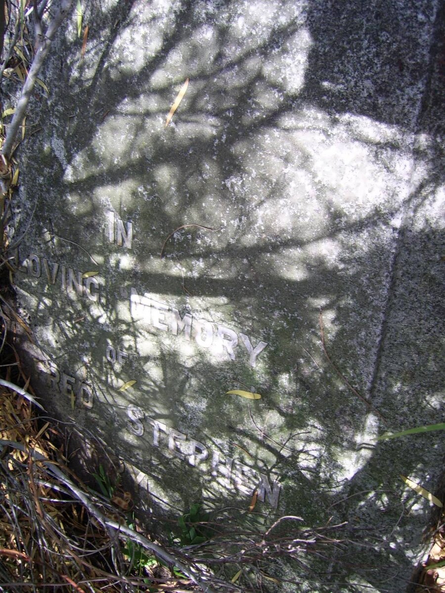 FRY Fred Stephen 1886-1939