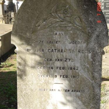 ROOS Louisa Catharina nee VAN ZYL 1842-1917