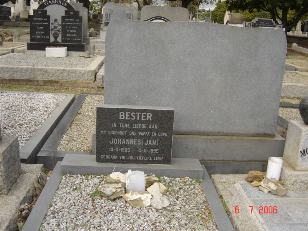 BESTER Johannes 1905-1995