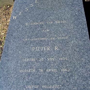WESSELS Pieter R. 1935-1962